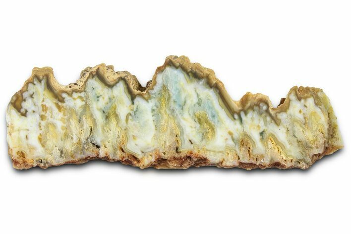 Polished Gabbs Valley Seam Agate Slab - Nevada #371167